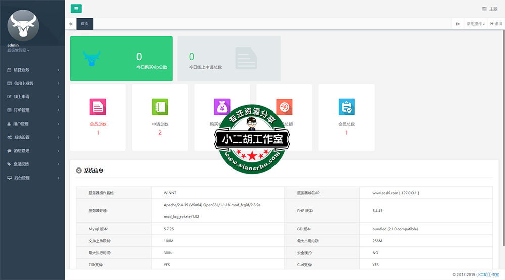 后台管理系统 -web.xftp.net 码农网.png