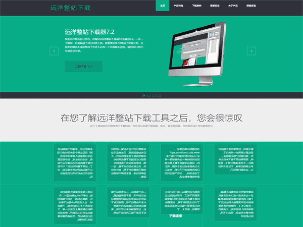 软件官网展示下载通用模板