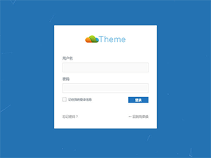 WordPress高仿36KR登陆界面 