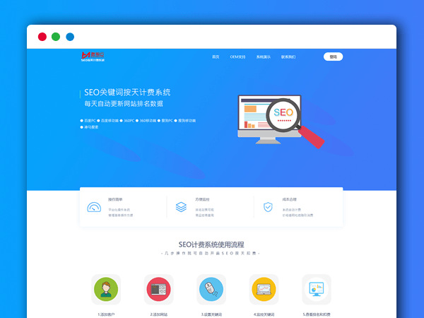 ThinkPHP框架 SEO按天扣费系统PHP网站源码