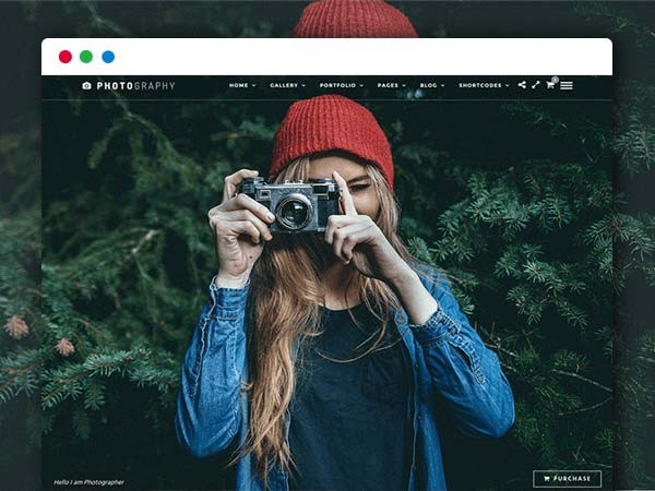 WordPress响应式摄影拍摄相册图片WP网站模版 Photography v6.4.1主题